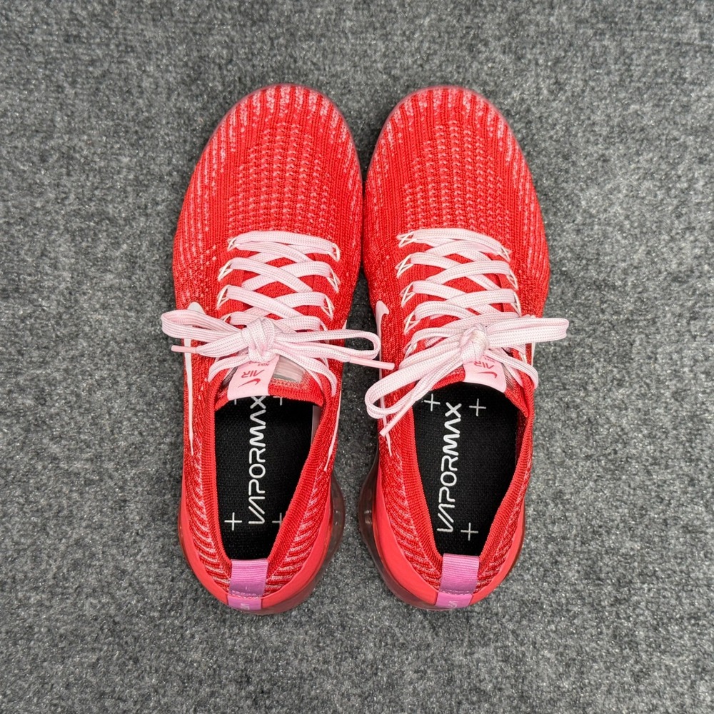 Nike Air VaporMax Flyknit 3 Running Shoes Women's 9.5‎ Track Red Magic Flamingo - Picture 9 of 13